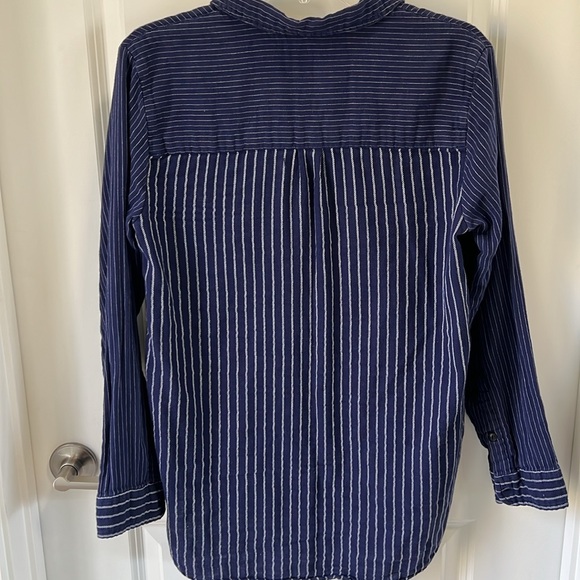 Madewell Pin Stripe Shirt - Picture 5 of 15